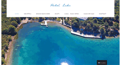 Desktop Screenshot of hotelluka.hr